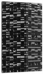 Mivali Tablou cu arhitectura alb neagră, dintr-o bucată 20x30 cm (V021524V2030)