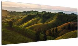 Mivali Tablou - Priveliște spre dealurile din Thailanda, dintr-o bucată 145x58 cm (V021703V14558)