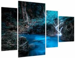 Mivali Tablou - Noaptea magică în pădurea tropicală (cu ceas) (V023672V11075C)