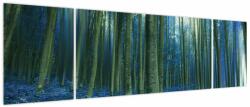 Mivali Tablou - Pădure albastră, din trei bucăți 170x50 cm (V024102V17050)