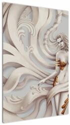 Mivali Tablou - Zeița motiv floral, dintr-o bucată 60x90 cm (V022976V6090)