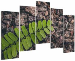 Mivali Tablou cu planta verde, din cinci bucăți 125x90 cm (V020371V12590)