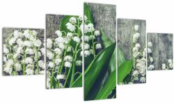 Mivali Tablou cu lăcrimioare, din cinci bucăți 125x70 cm (V020387V12570)