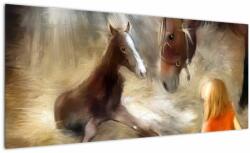 Mivali Tablou - Bine ai venit, căluțul mic, dintr-o bucată 100x40 cm (V021456V10040)