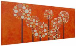 Mivali Tablou - Pădurea portocalie, dintr-o bucată 250x125 cm (V022538V250125)