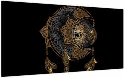 Mivali Tablou pe sticlă - Ochiul magic (V023617V10050GD)