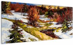 Mivali Tablou - Sosirea primăverii, dintr-o bucată 100x40 cm (V023231V10040)