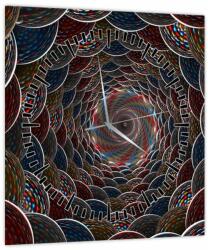 Mivali Tablou - Vortex (cu ceas), dintr-o bucată 30x30 cm cu ceas (V022707V3030C)