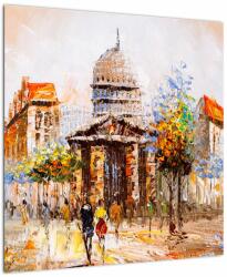 Mivali Tablou - Monument de oraș pictat, dintr-o bucată 50x50 cm (V021996V5050)