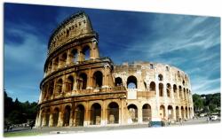 Mivali Tablou pe sticlă - Colosseum din Roma, Italia, dintr-o bucată 100x50 cm pe sticlă (V023396V10050GD)