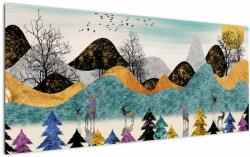 Mivali Tablou fgrafic cu cebi, dintr-o bucată 120x50 cm (V022183V12050)