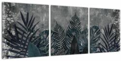 Mivali Tablou - Frunze de palmier, din trei bucăți 90x30 cm (V022450V9030)