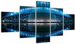 Mivali Tablou cu stadion de fotbal, din cinci bucăți 125x70 cm (V020653V12570)