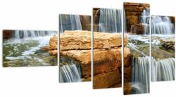 Mivali Tablou cu cascade, din cinci bucăți 110x60 cm (V021169V11060)