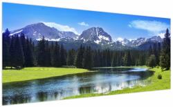 Mivali Tablou - vâfurile montane înzăpezite, dintr-o bucată 200x100 cm (V021908V200100)