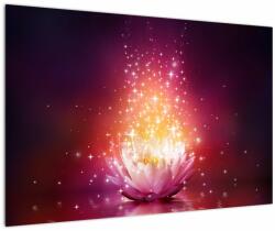 Mivali Tablou cu floare de lotus, dintr-o bucată 90x60 cm (V020720V9060)
