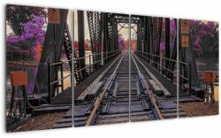 Mivali Tablou cu pod de cale ferată, din patru bucăți 160x80 cm (V020384V16080)