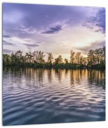 Mivali Tablou pe sticlă cu lac, dintr-o bucată 30x30 cm pe sticlă (V020345V3030GD)