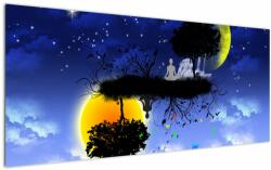 Mivali Tablou - Reflecția echilbrului, dintr-o bucată 120x50 cm (V023310V12050)