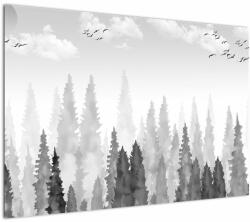 Mivali Tablou - Culmi de pădure, dintr-o bucată 100x70 cm (V022456V10070)