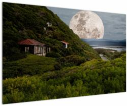 Mivali Tablou - peisaj cu luna, dintr-o bucată 120x80 cm (V020508V12080)
