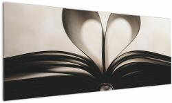 Mivali Tablou cu carte, dintr-o bucată 145x58 cm (V020456V14558)