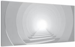 Mivali Tablou pe sticlă - 3D tunel, dintr-o bucată 100x50 cm pe sticlă (V023073V10050GD)