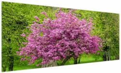Mivali Tablou cu pom înflorit pe luncă, dintr-o bucată 250x125 cm (V020654V250125)