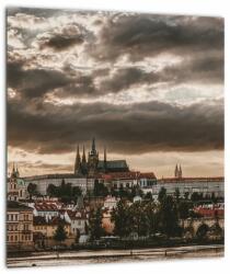 Mivali Tablou Castelului Praga în amurg, dintr-o bucată 30x30 cm (V020608V3030)