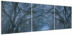 Mivali Tablou - Pădurea în ceață, din trei bucăți 150x50 cm (V022986V15050)
