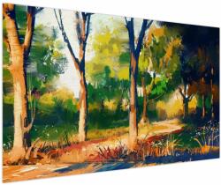 Mivali Tablou - Pădure de vară însorită, pictură, dintr-o bucată 150x100 cm (V023200V150100)