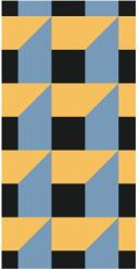 Mivali Tapet - Abstracție geometrică colorată I (T110169)