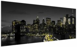 Mivali Tablou cu metropolă nocturnă, dintr-o bucată 250x125 cm (V022108V250125)
