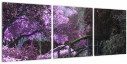Mivali Tablou - Grădină mistică, din trei bucăți 90x30 cm (V021630V9030)