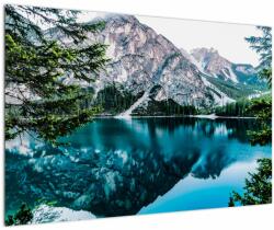 Mivali Tablou - Lac în Alpi, dintr-o bucată 90x60 cm (V022552V9060)