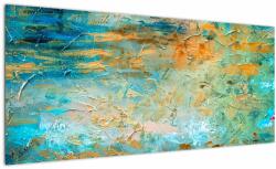 Mivali Tablou - Abstract albastru, dintr-o bucată 100x40 cm (V023173V10040)