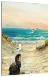 Mivali Tablou - Plaja cu nisip, dintr-o bucată 30x40 cm (V022996V3040)
