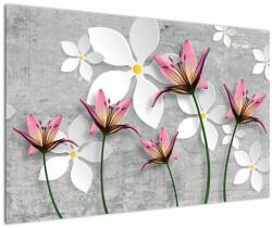Mivali Tablou cu abstracție florală, dintr-o bucată 120x80 cm (V022186V12080)