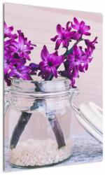 Mivali Tablou cu flori violete, dintr-o bucată 50x70 cm (V020367V5070)