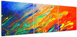 Mivali Tablou - Abstract colorat, din trei bucăți 150x50 cm (V022528V15050)