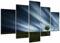 Mivali Tablou -Aurora boreală, din cinci bucăți 150x105 cm (V022594V150105)