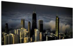 Mivali Tablou cu oraș în nori, dintr-o bucată 120x50 cm (V020337V12050)