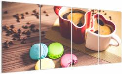 Mivali Tablou cu cafea și macarooni, din patru bucăți 160x80 cm (V020876V16080)
