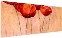 Mivali Tablou - Lalele roșii, dintr-o bucată 250x125 cm (V023505V250125)