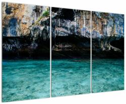 Mivali Tablou cu apă și stâci, din trei bucăți 120x80 cm (V021152V120803PCS)
