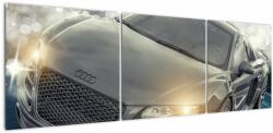 Mivali Tablou cu Audi - gri, din trei bucăți 150x50 cm (V020631V15050)