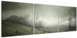 Mivali Tablou - Peisaj înainte de furtună, din trei bucăți 150x50 cm (V022356V15050)