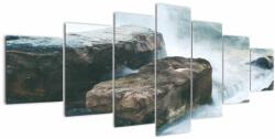 Mivali Tablou - puterea apei, din șapte bucăți 210x100 cm (V020246V210100)