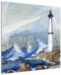 Mivali Tablou cu pictura farului, dintr-o bucată 70x70 cm (V020722V7070)