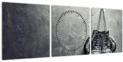 Mivali Tablou - Mănuși de box (cu ceas), din trei bucăți 90x30 cm cu ceas (V023455V9030C)
